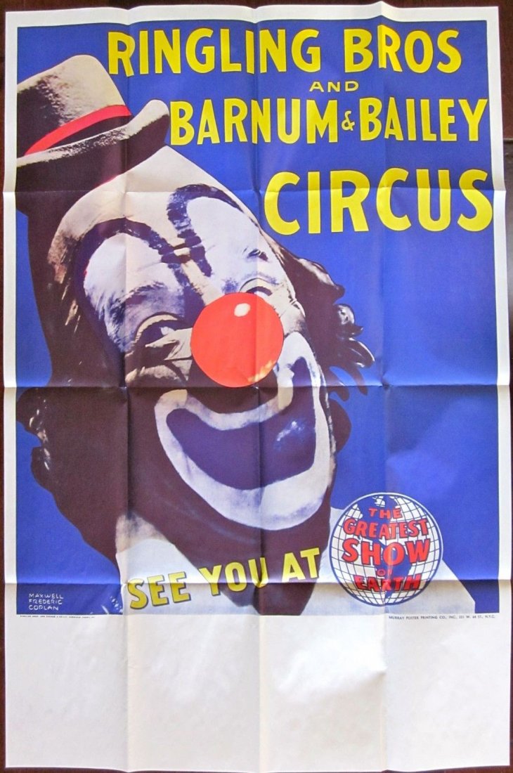 RINGLING BROS. BARNUM & BAILEY CIRCUS POSTER - FAMOUS (1 of 1)