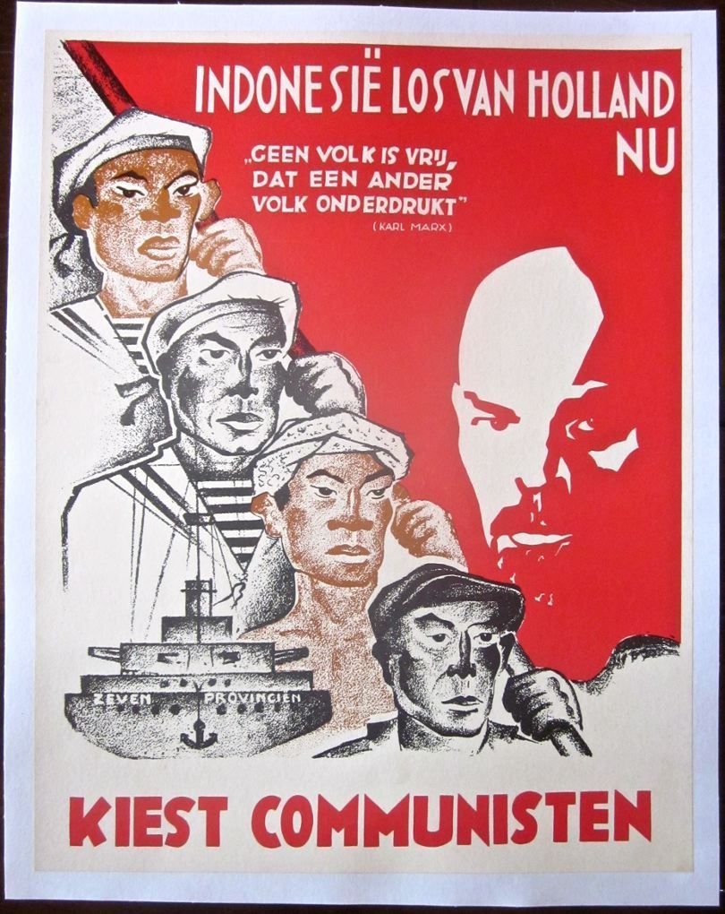 KIEST COMMUNISTEN - 1929 DUTCH LB POSTER - RARE (1 of 1)