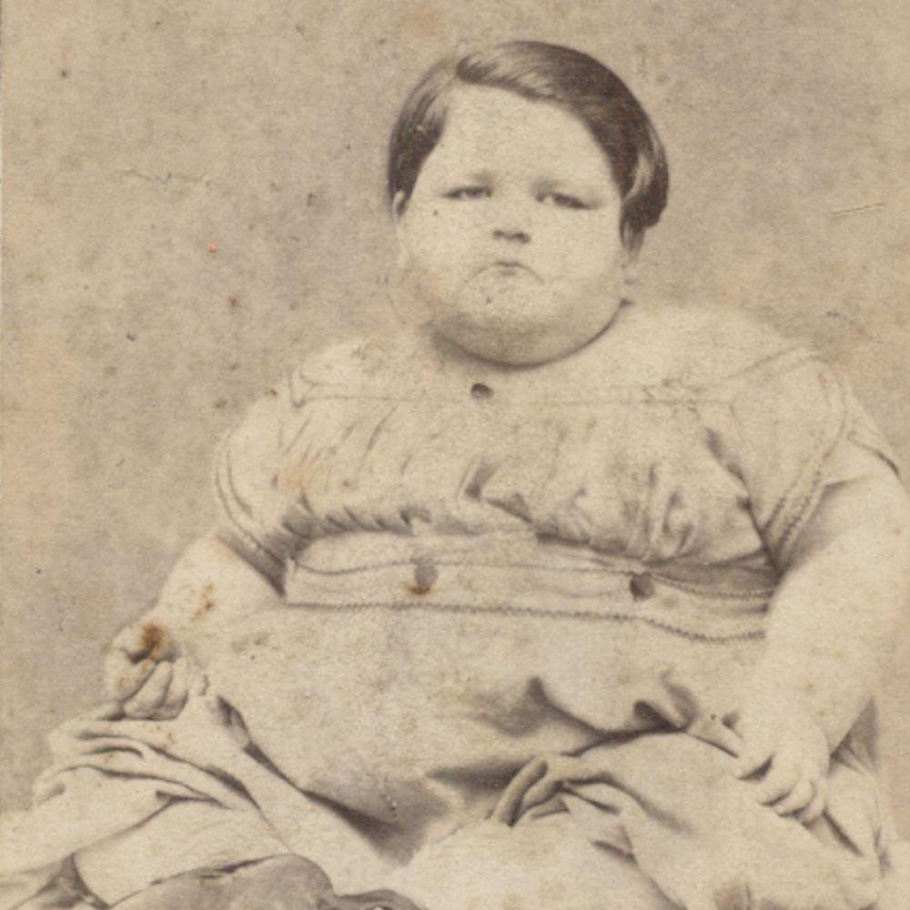 c.1865 Circus Sideshow Freak Samuel M Mammoth