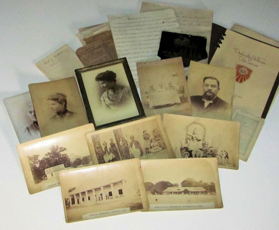 c.1890 Arcot Christian Mission Archive India, M Brokaw (1 of 4)