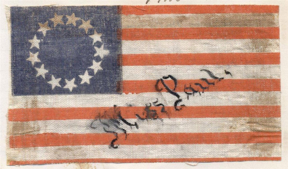 c.1878 Betsy Ross 13 Star American Flag (1 of 4)