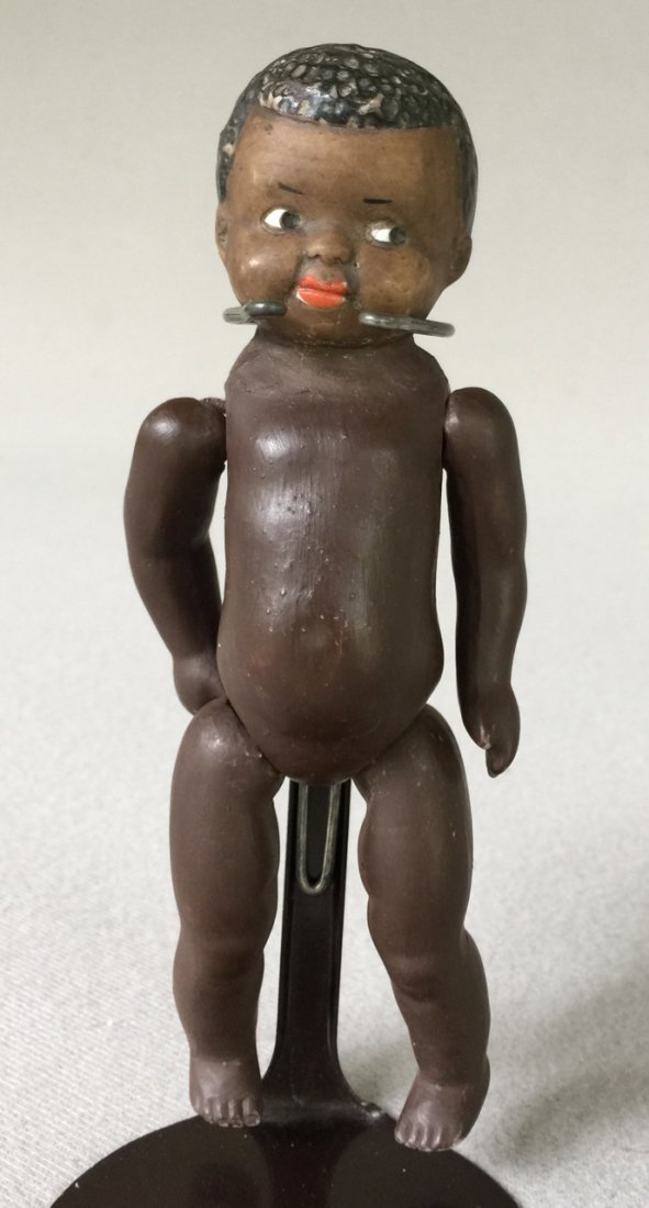 Large Antique Black Bisque Doll (1 of 3)