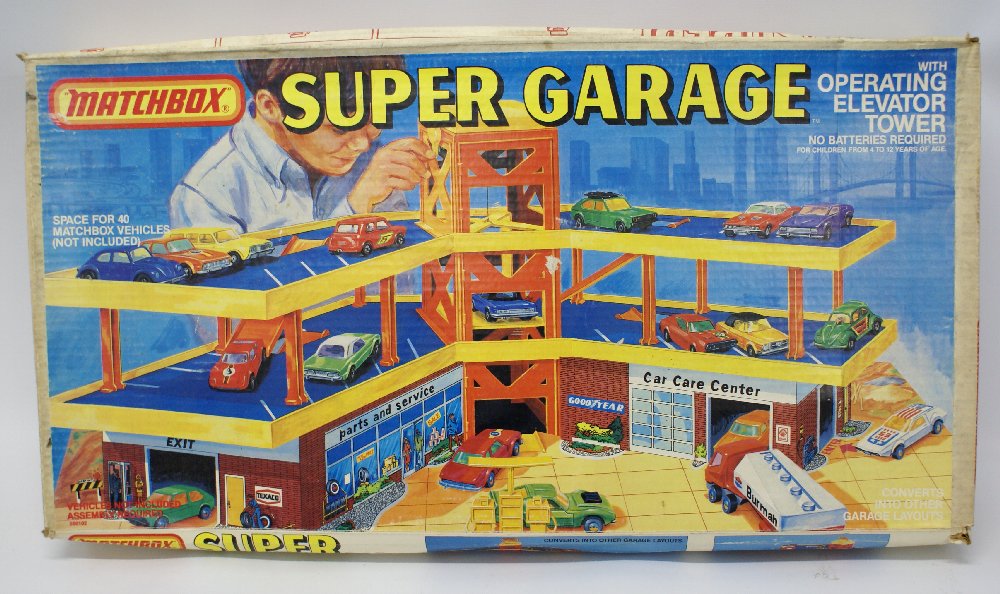 Vintage 1978 MATCHBOX Super Garage Toy Car Playset, BOX