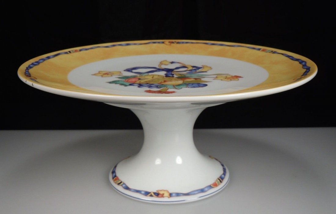 Bernardaud Limoges BORGHESE Footed Cake Plate (1 of 4)
