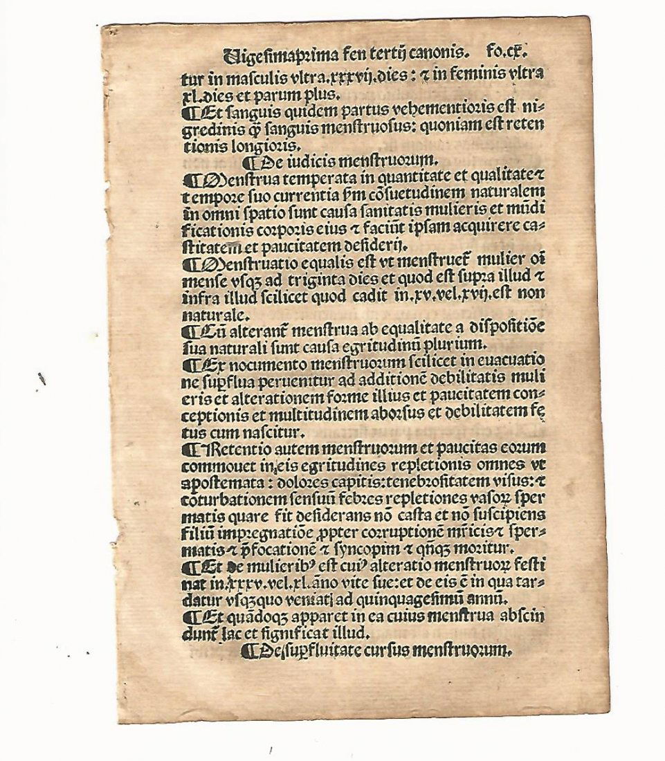 1508 Leaf Canons of Avicenna Islamic Medicine (1 of 1)