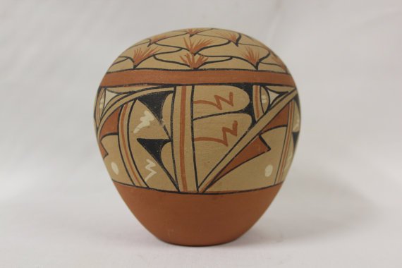 Seed Jar : Native American Jemez pueblo Polychrome (1 of 1)