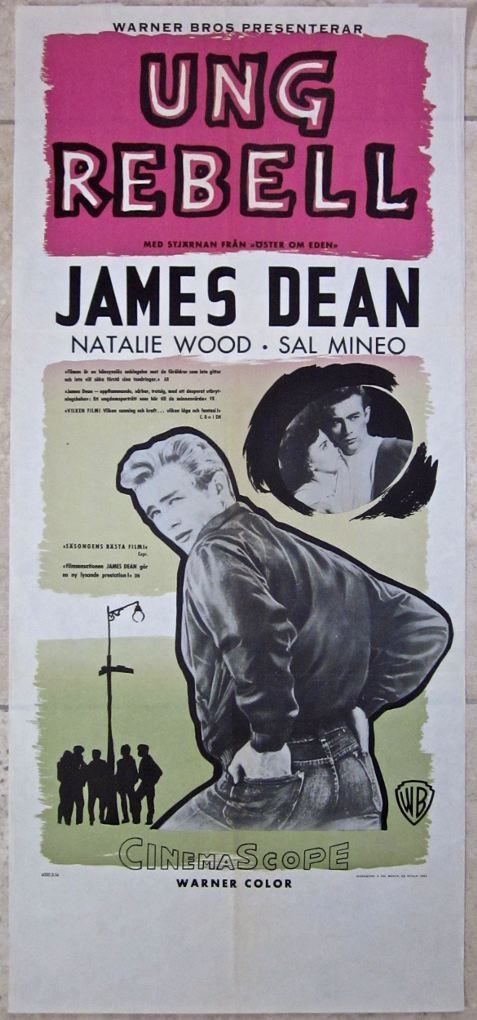 2 James Dean Swedish Stolpes: East of Eden & Rebel (1 of 1)