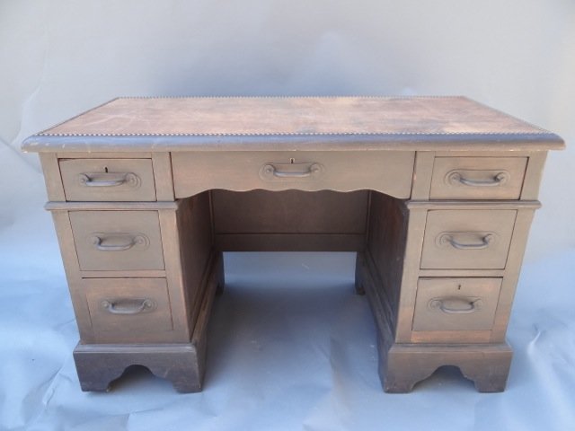 Monterey Classic Old Wood Desk (1 of 8)