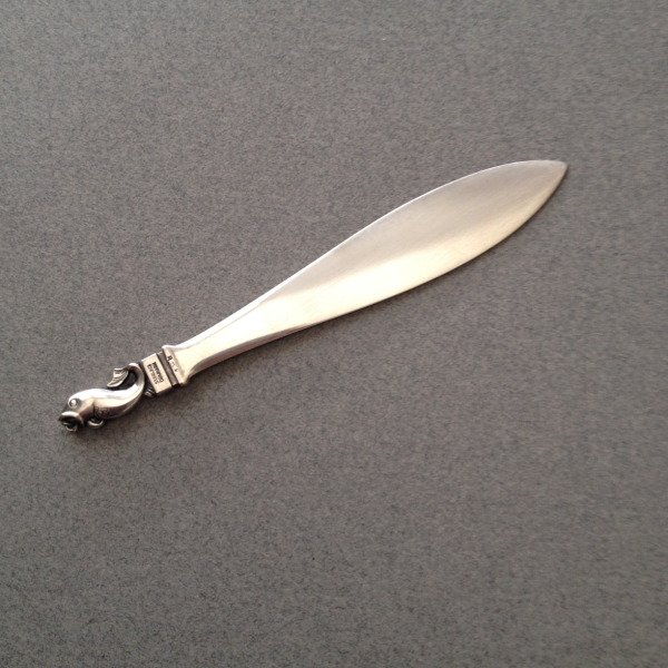 Georg Jensen Sterling Silver Fish Letter (1 of 4)