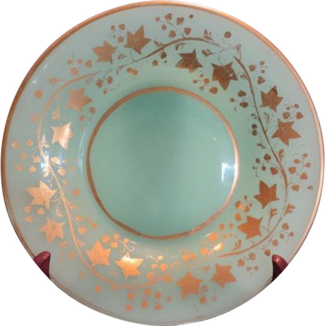 Unusual Antique Baccarat French Opaline Green Glass: This is an absolutely fabulous Unusual Antique Baccarat French Opaline Green Glass Dish IN EXCELLENT CONDITION!!! This lovely dish is genuine antique Baccarat French opaline glass and dates to the 180