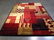 6x9 MAGNIFICENT MODERN HAND KNOTTED CARVED WOOL RUG