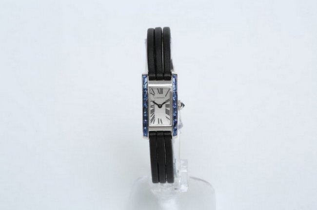 Cartier VERY RARE W.Gold Sapphire & Diamond Retail $25k (1 of 3)