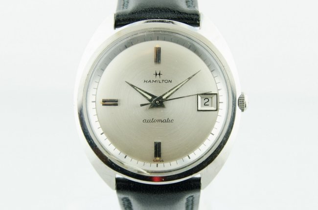 Mens Stainless Steel Automatic Hamilton Watch (1 of 5)