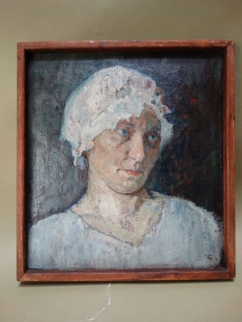 Ejnar Hansen “Woman In A Mob Cap”: Ejnar Hansen, earlier work, probably 1910. An insightful portrait of a woman. The subject is arresting in herself, but the painting is superb. A young man’s tour de force, crackling with talent. Fra