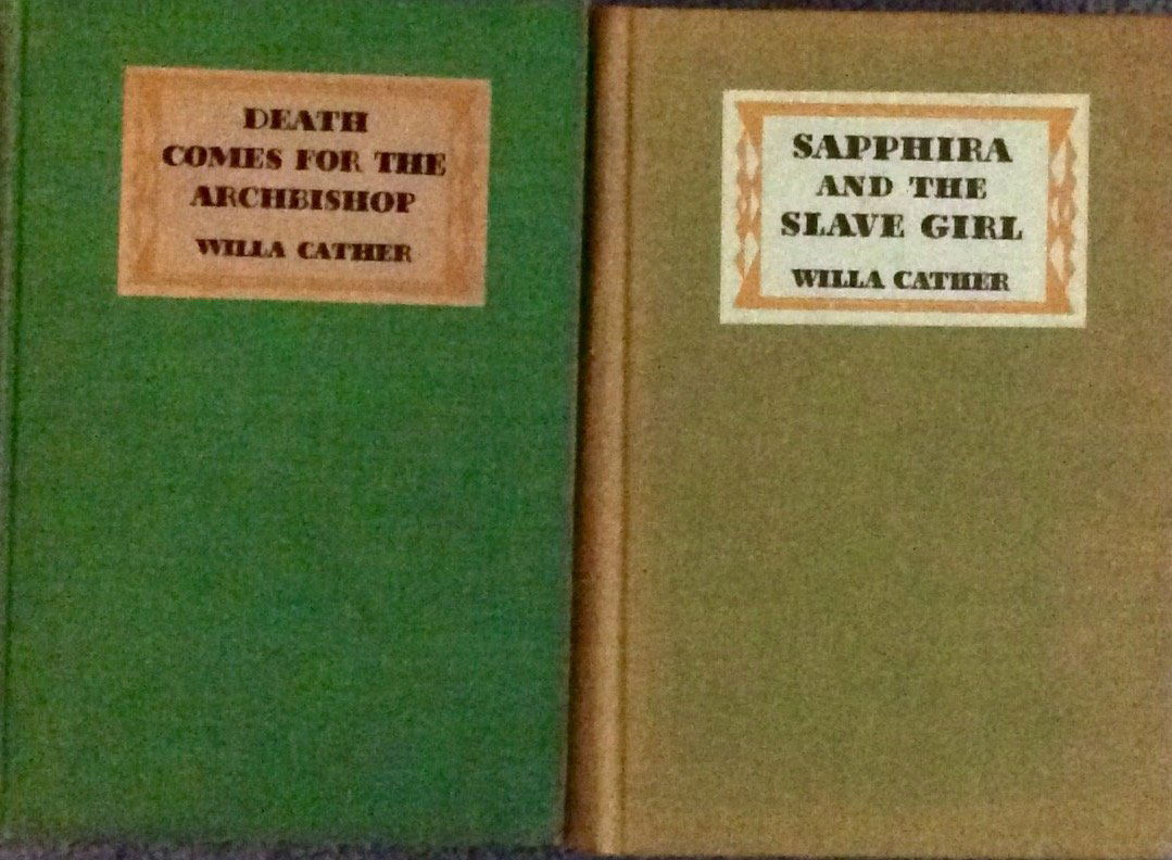 Willa Cather 1st Ed. Novels; Sapphira & Archbishop (1 of 4)