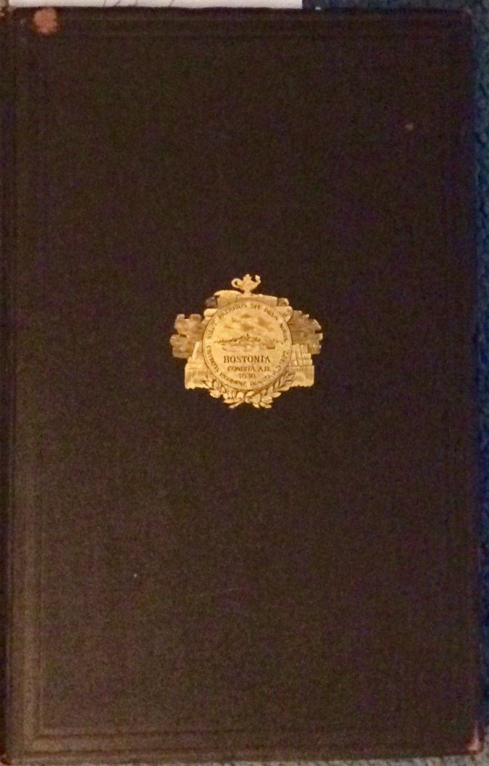 Antique 1889 Memorial To the Boston Massacre Dead: ANTIQUE 1889 Gold decorated Hardcover Memorial History to Crispus Attucks. "Memorial To Crispus Attucks, Sam Maverick, James Caldwell, Sam Gray, And Patrick Farr From The City Of Boston" by John Pries