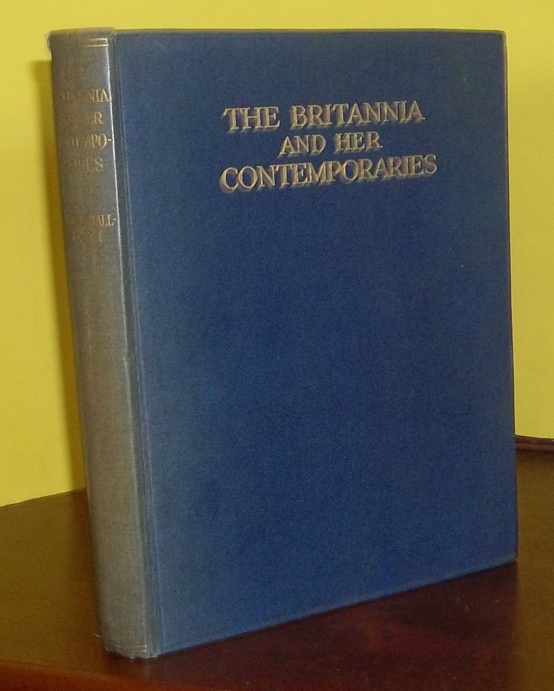 Antique HC History Of J Class Racing Yacht Britannia (1 of 4)