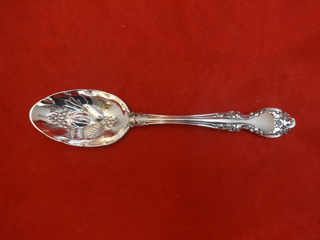 Rare Melrose by Gorham Sterling Silver Berry Spoon with (1 of 2)