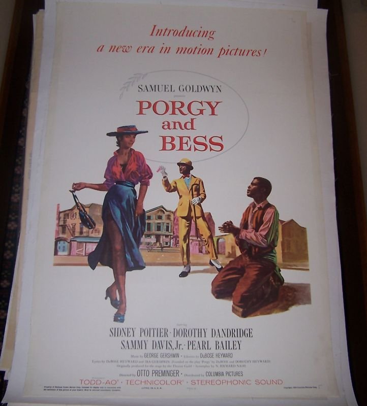 PORGY AND BESS '59 LB 1 SH SYDNEY POITIER & DOROTHY (1 of 1)