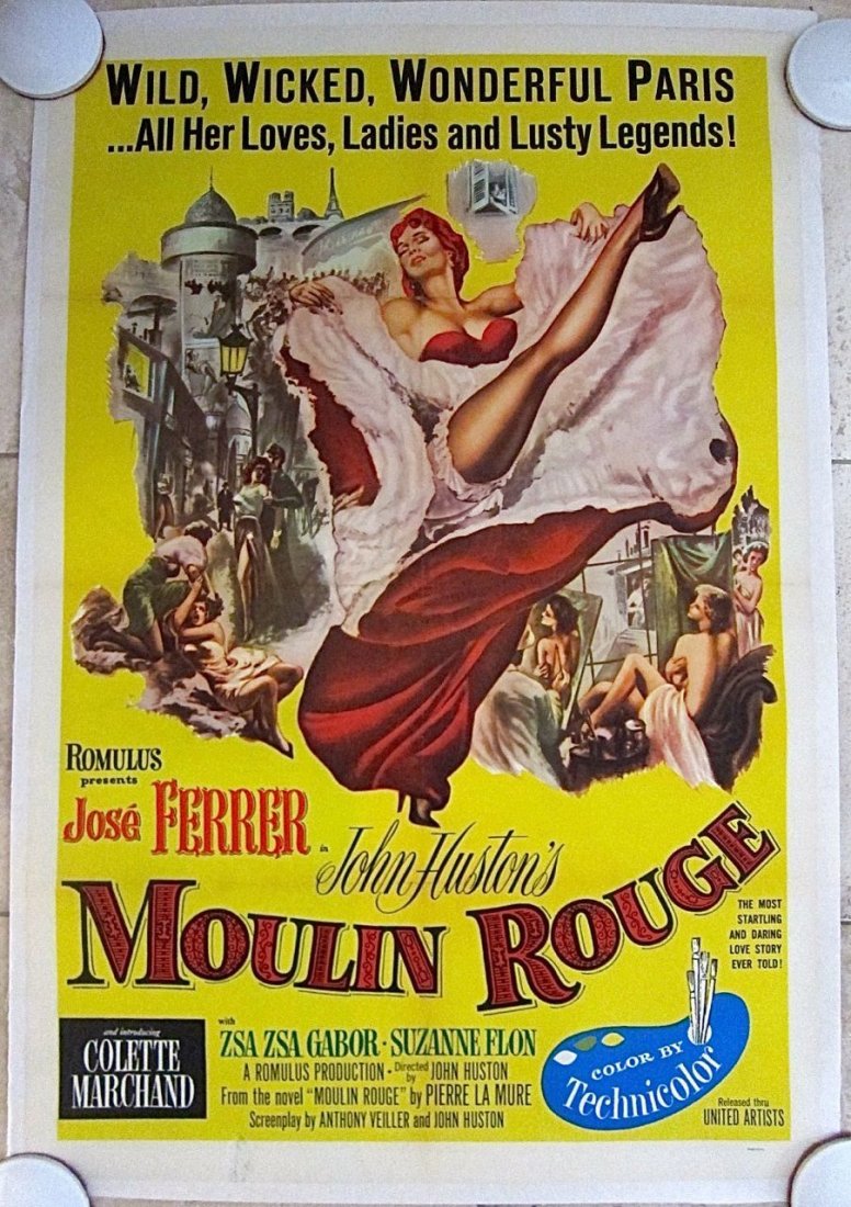 MOULIN ROUGE '53 LB 1 SH POSTER FERRER GABOR JOHN (1 of 1)
