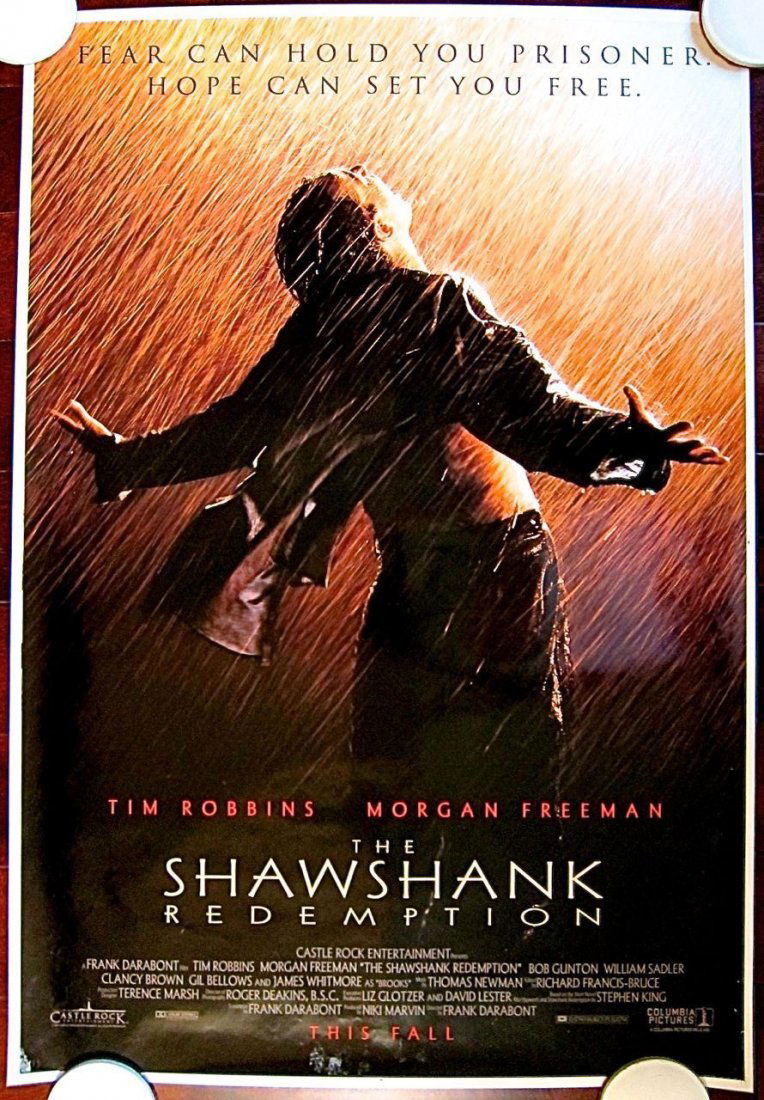 SHAWSHANK REDEMPTION '94 1 SH POSTER MORGAN FREEMAN TIM (1 of 1)