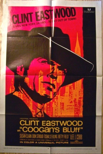 COOGAN'S BLUFF '68 1 SH ~ CLINT EASTWOOD TAKES NEW YORK (1 of 1)