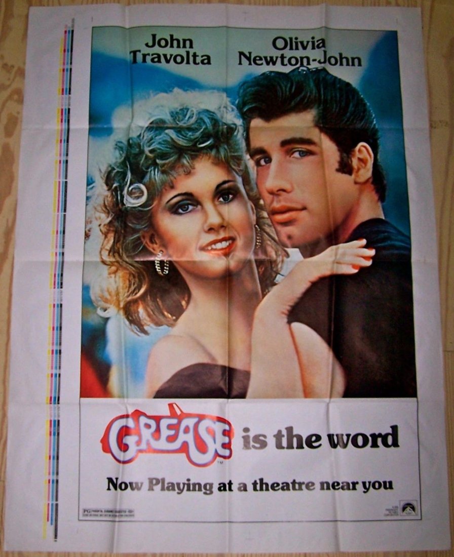 GREASE '78 RAREST 1 SH PRINTER'S PROOF! 38"x50" LOOK! (1 of 1)