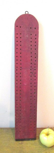 Painted Cribbage Board (1 of 8)