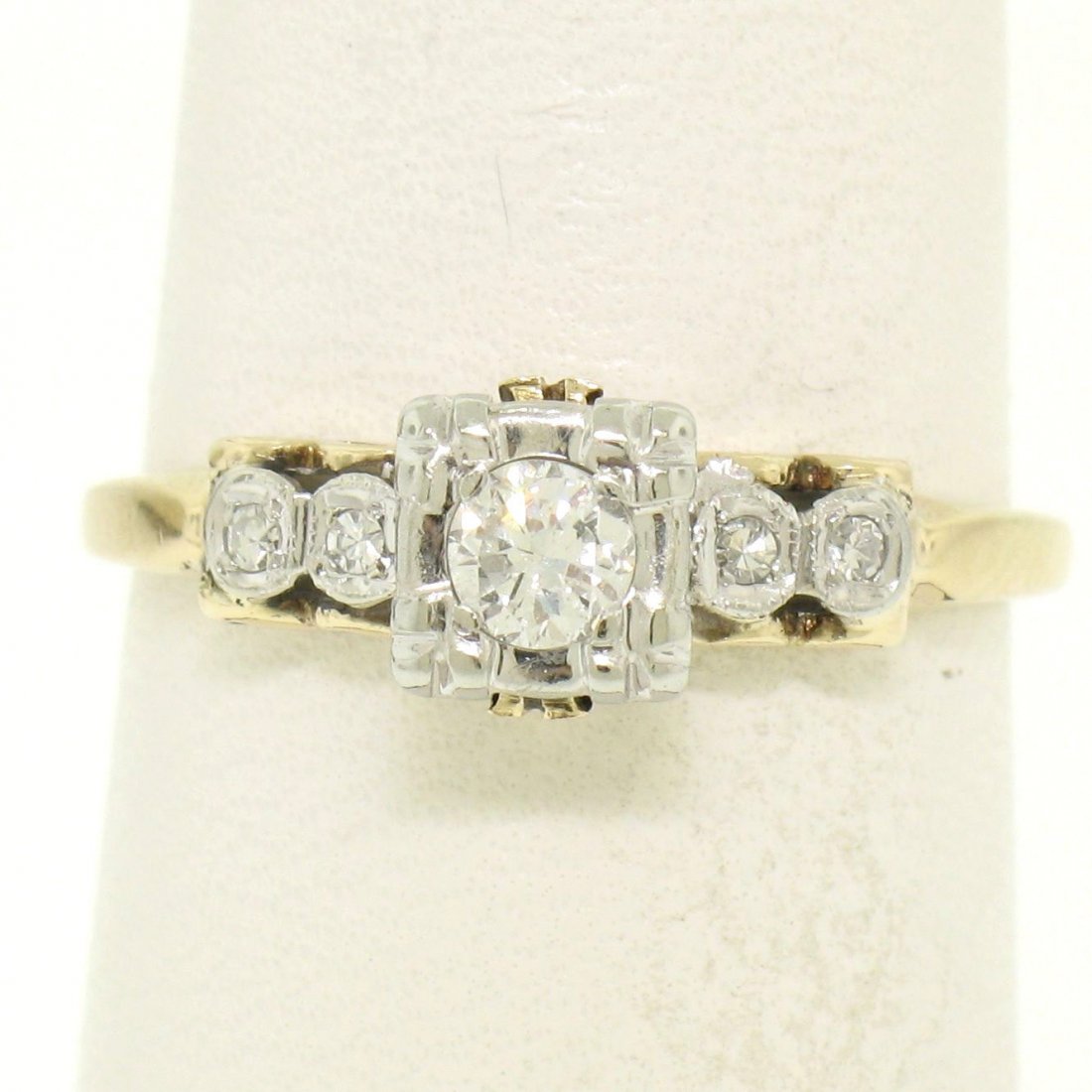 Vintage 14k Gold Diamond Ring (1 of 4)