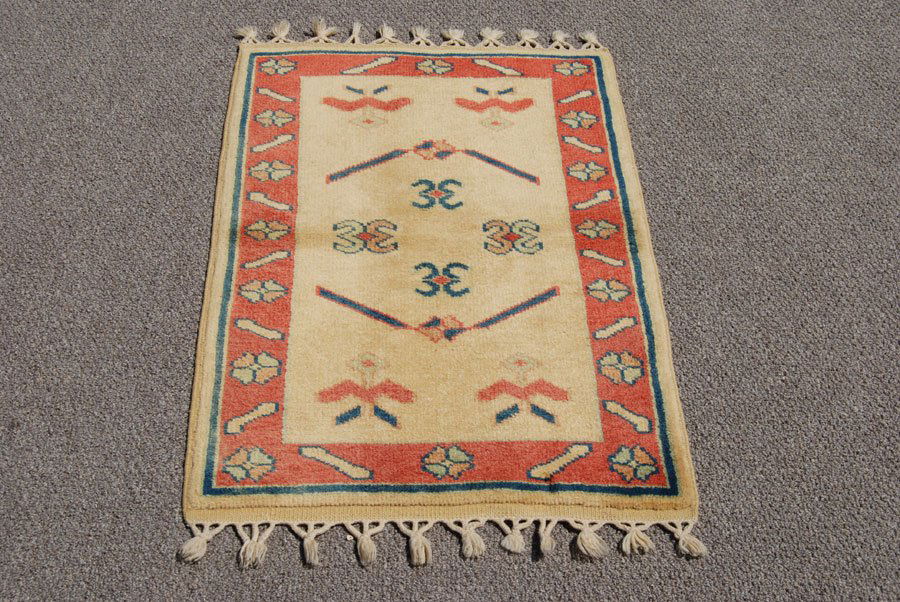 LOVELY NICE COLORS HAND MADE TURKISH KONYA RUG (1 of 4)
