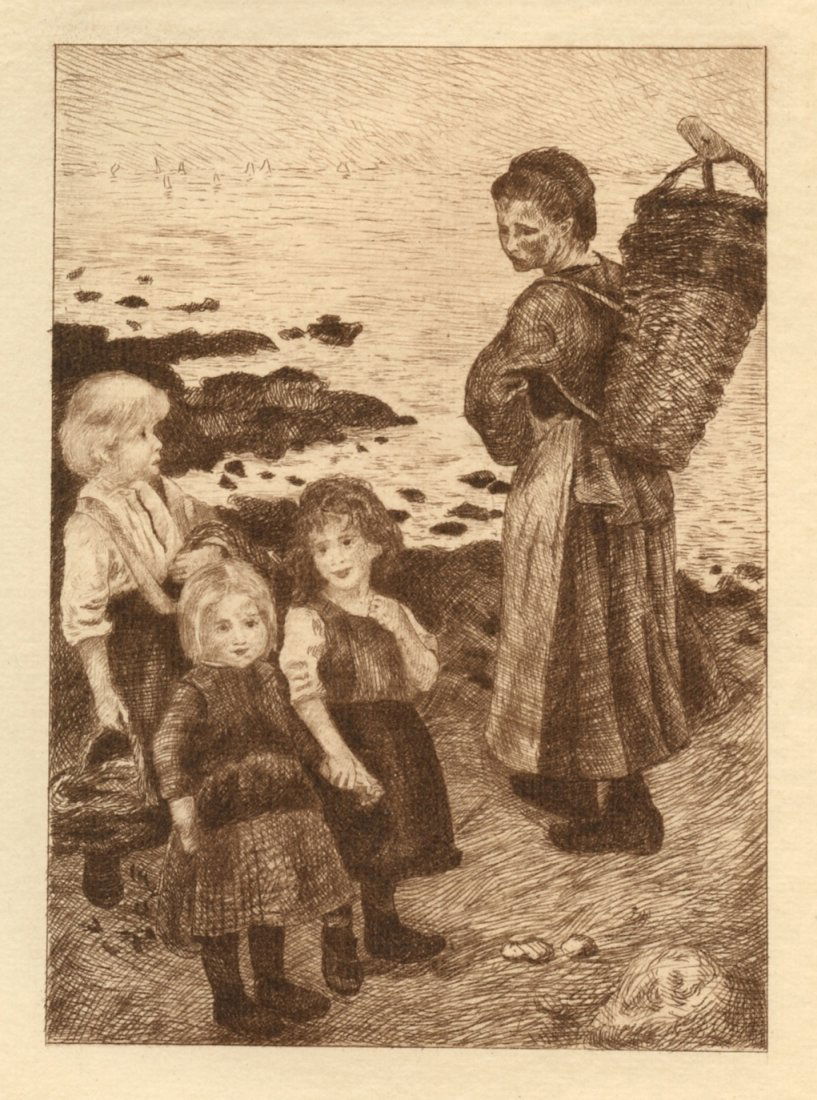 Pierre-Auguste Renoir etching (1 of 1)