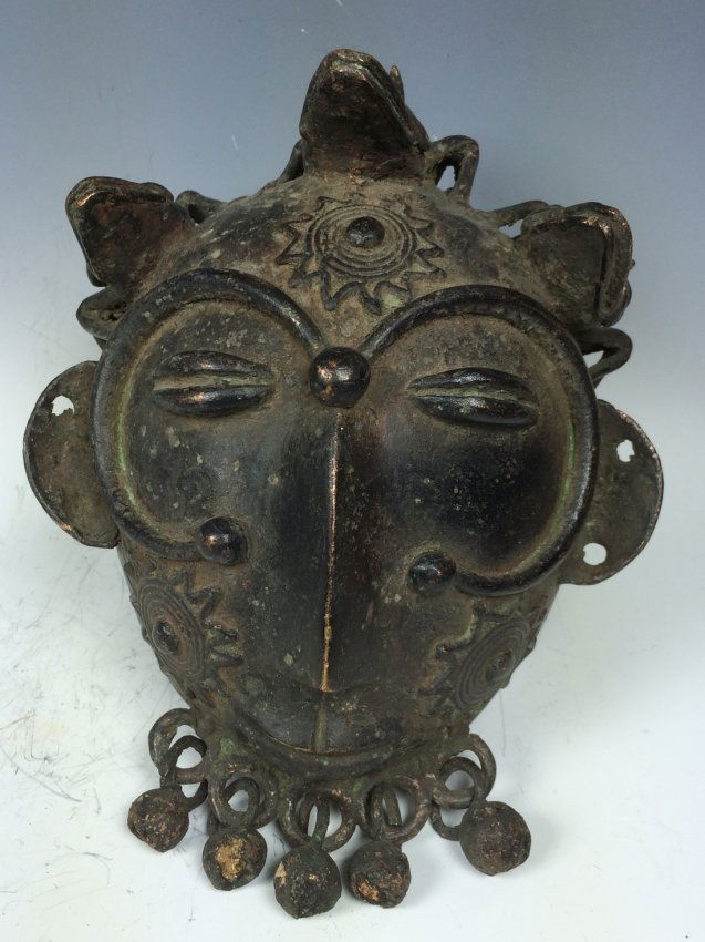 Bronze Bamileke Mask (1 of 6)