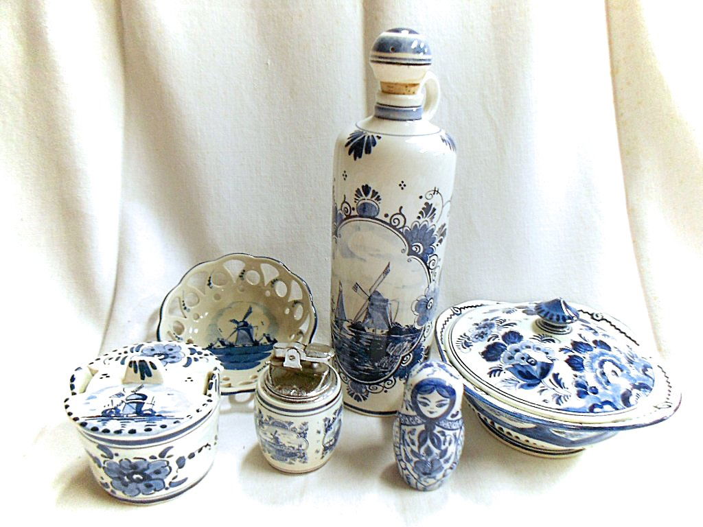Dealer Lot - 6 Piece Delfts Pottery (1 of 7)
