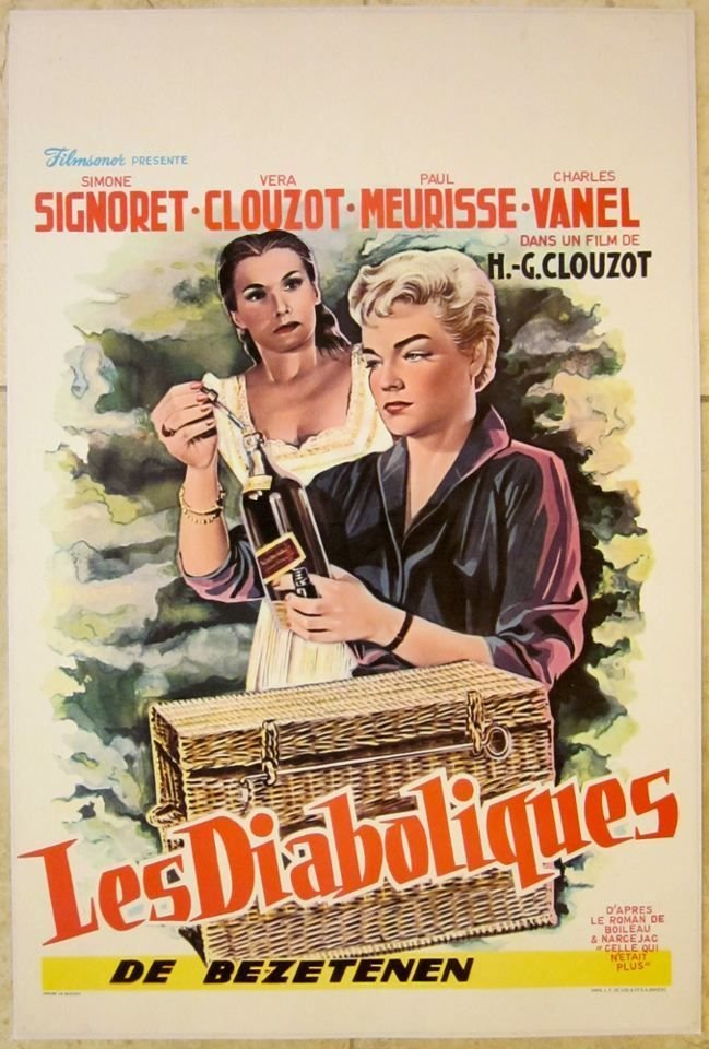 Les Diaboliques â€“ 1955 Belgian Poster (1 of 1)