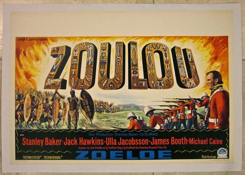 Zulu - 1964 Belgian Poster: Zulu - Original 1964 Belgian Lb Poster - Amazing tribal adventure thriller! Original 1964 Belgian Linen backed Movie Advertising poster (14 1/2" x 21 1/4") This poster is overall in Near Mint Conditio