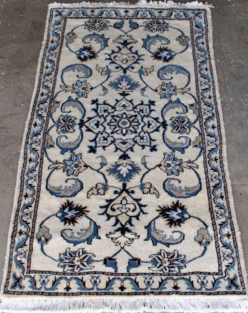 FINE QUALITY PERSIAN NAIN RUG, 4.7X2.3 (1 of 4)