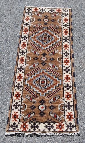 COLLECTIBLE HANDMADE KAZAK DESIGN RUNNER (1 of 4)