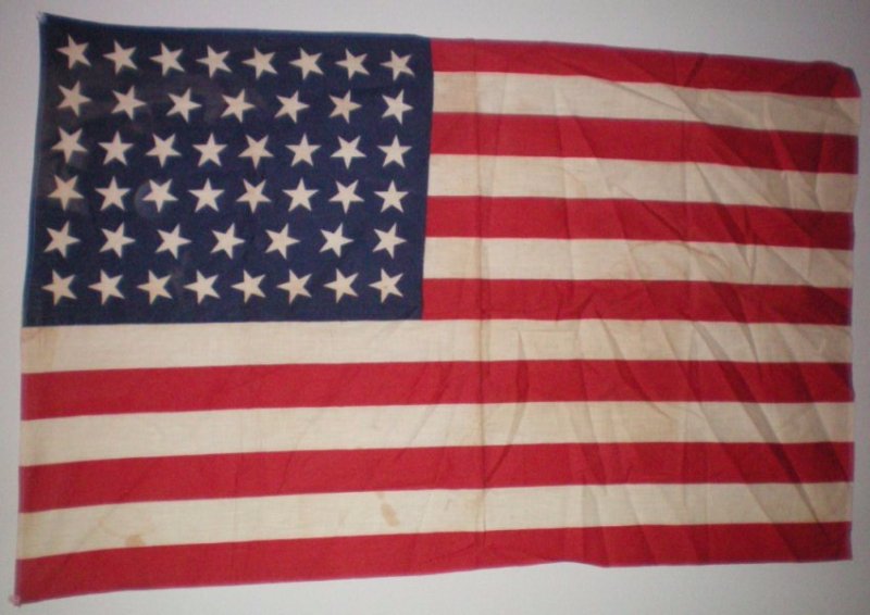 46 Star Cotton and Printed Flag (1 of 1)