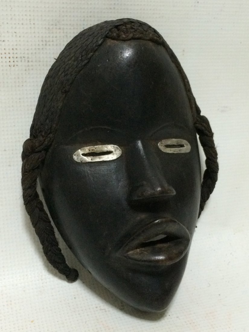 Dan Mask: African Art Dan Mask from Ivory Coast 9"H x 5.5"W No Reserve Buyer pays shipping. This item ships from New York, NY