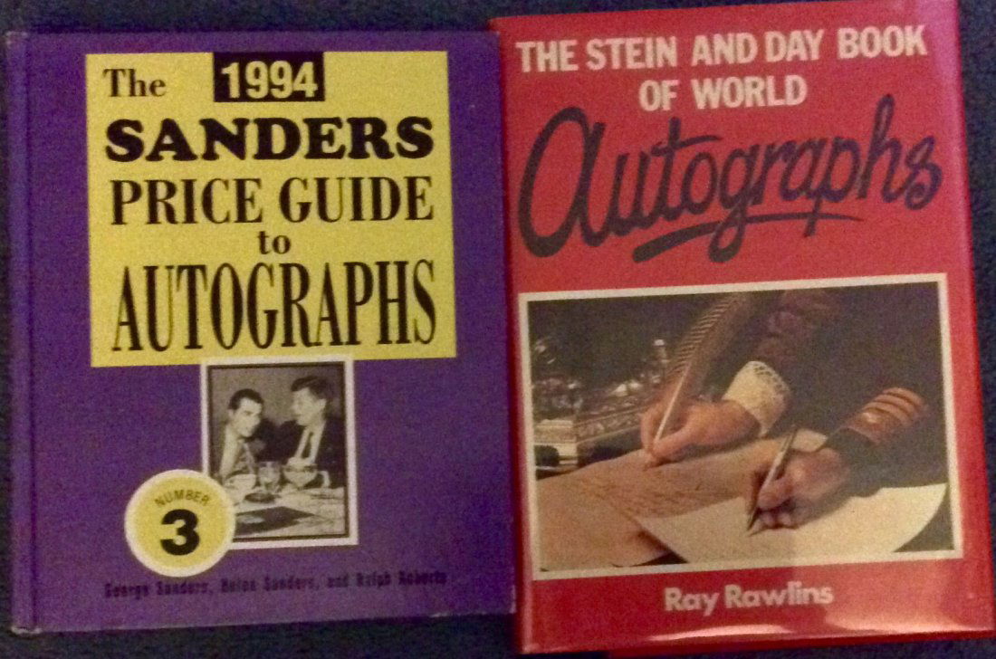 2 Collector-Dealer Essential HC Autograph Reference Bks (1 of 6)