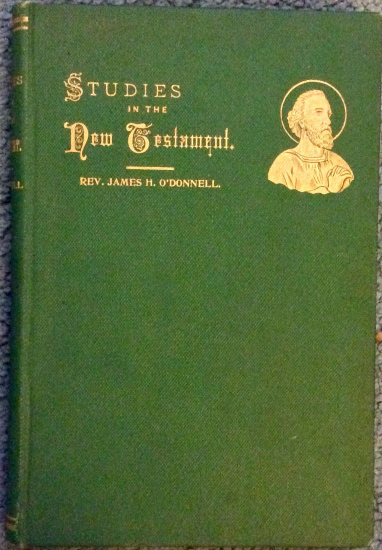 ANTIQUE 1895 Gilt Decorated HC 1st ed Bible-based Book (1 of 2)