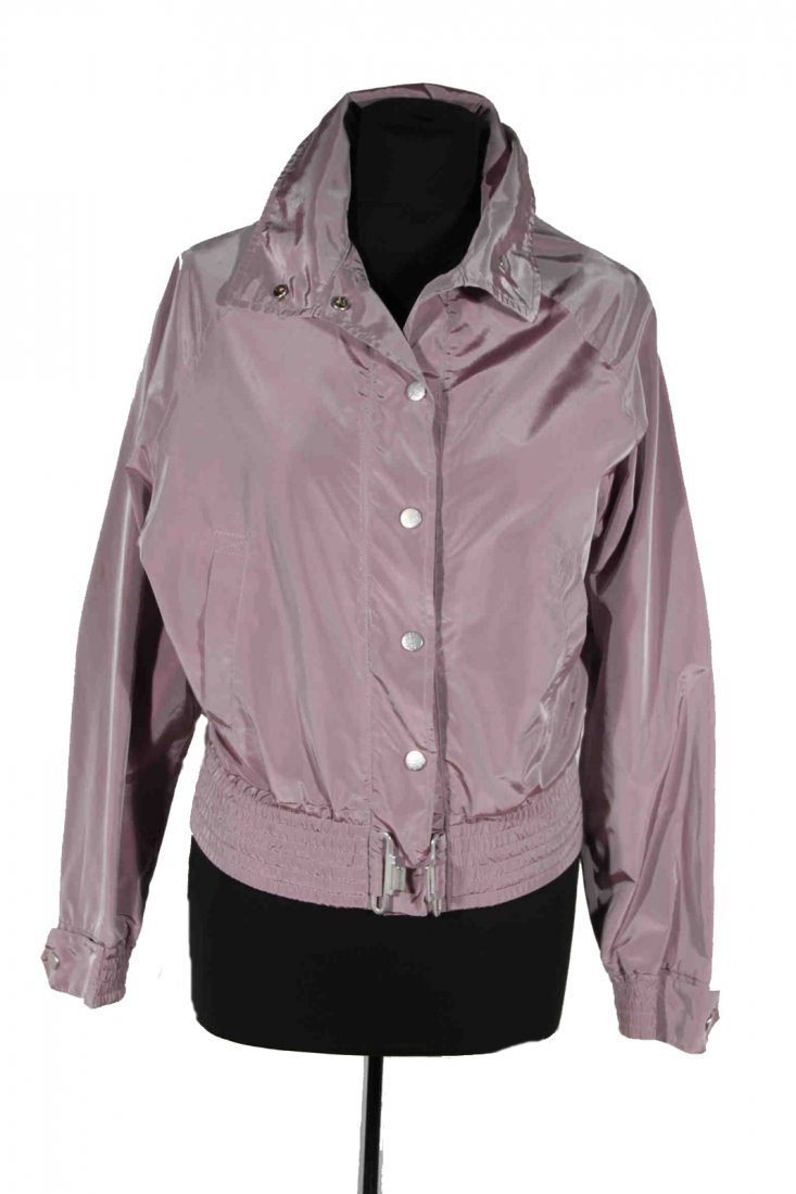 TRU TRUSSARDI Italian Purple Violet Poly WINDBREAKER (1 of 8)