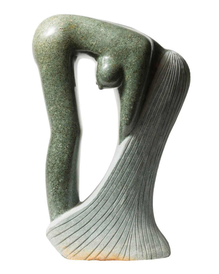 Bathing Woman in Green Opal Stone (1 of 4)