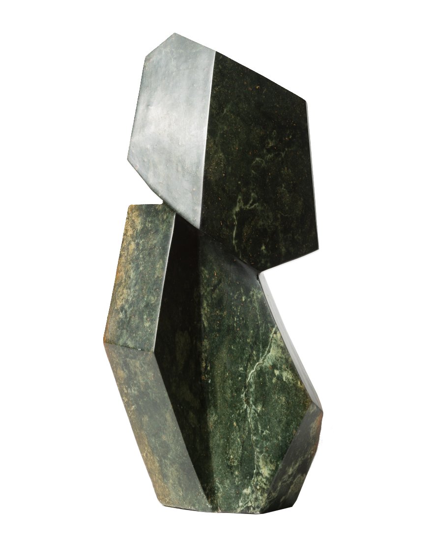 Abstract Figure in Green Opal Stone (1 of 4)