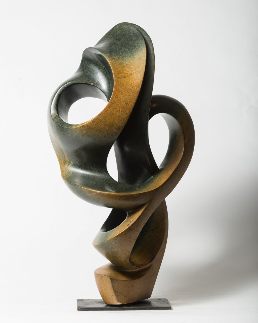 Abstract in Green and Fruit Opal Stone (1 of 5)