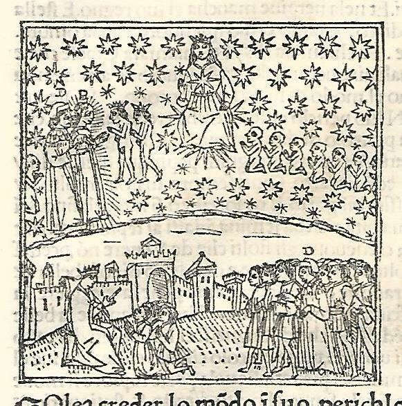 1507 Woodcut Leaf Dante Paradiso (1 of 2)