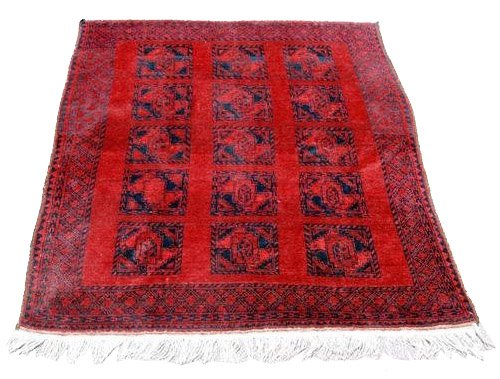 BEAUTIFUL HAND WOVEN TURKMEN DESIGN RUG (1 of 4)