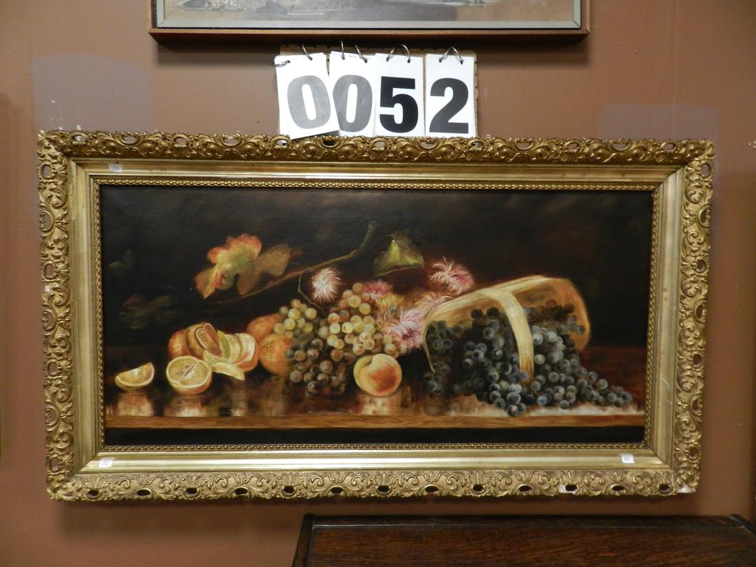 1890's Canvas Oil Painting (1 of 4)