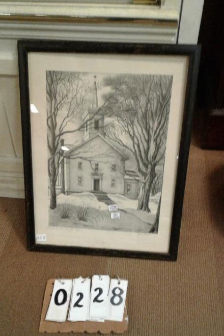 Cold Brook Church Print (1 of 2)