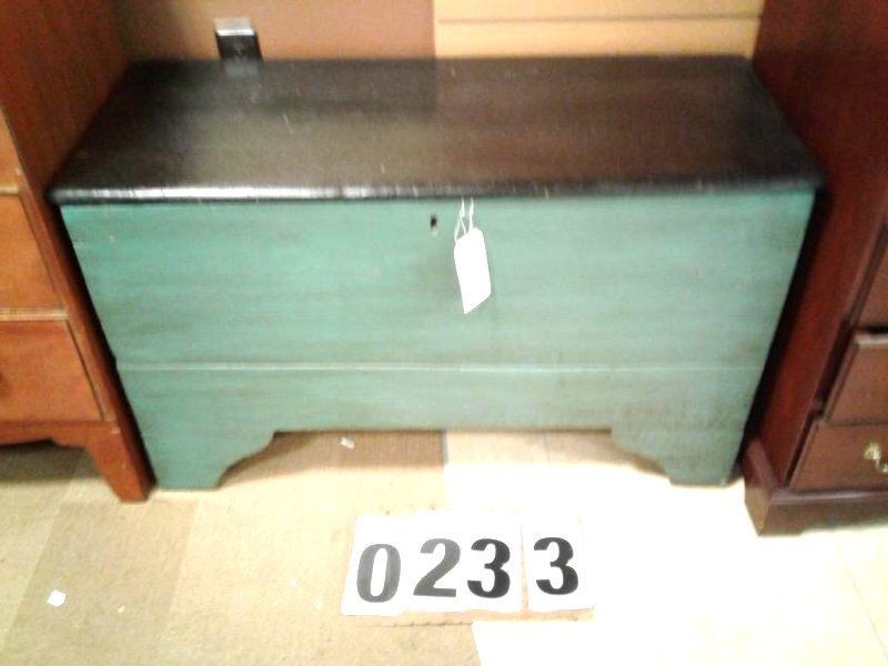 American 1830's American Blanket Chest (1 of 1)